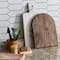 Hello Honey® 13" Natural Carved Arch Mango Wood Serving Board